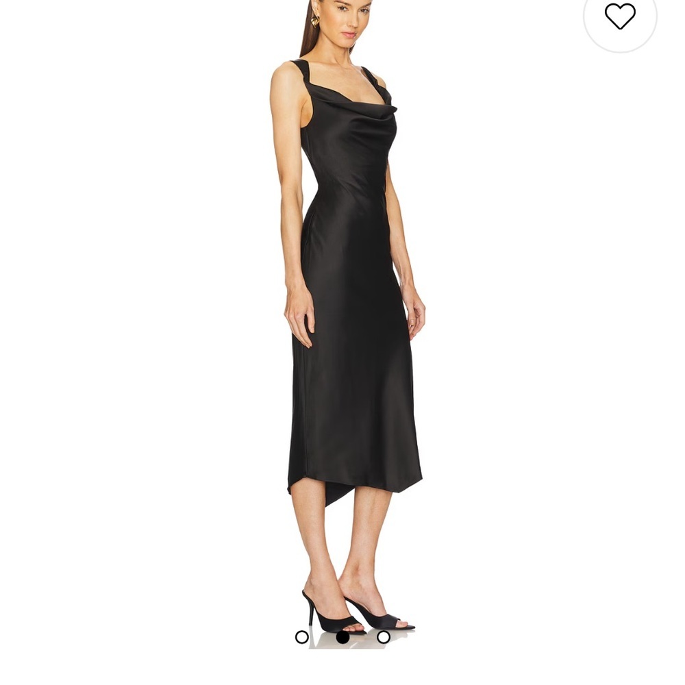 New Michael Costello x REVOLVE Kylen Midi Dress in Black XS